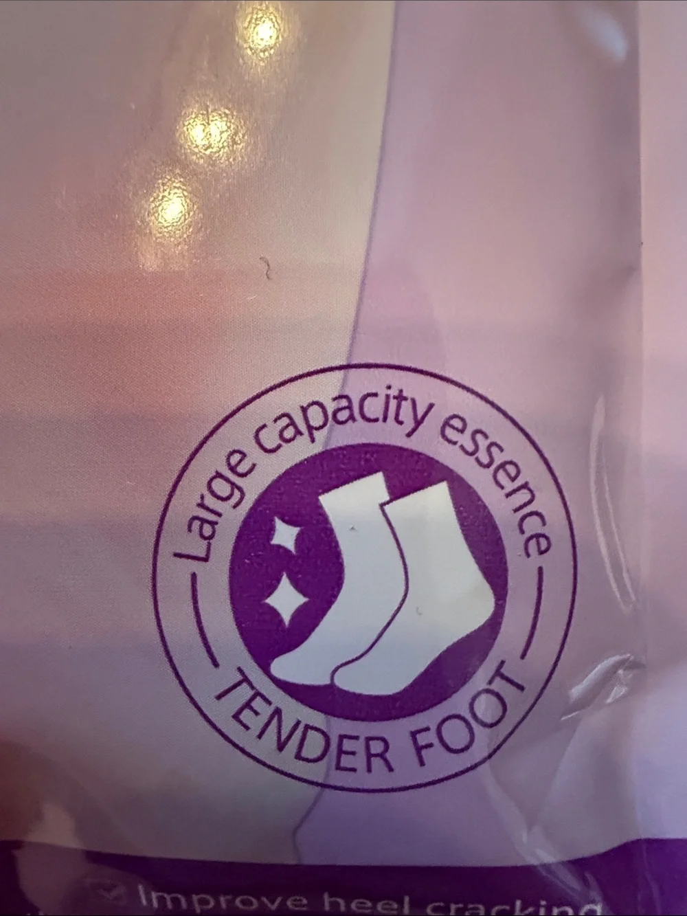 SADOER Lavender Exfoliating Foot Mask SET OF 2 Soothing Purple